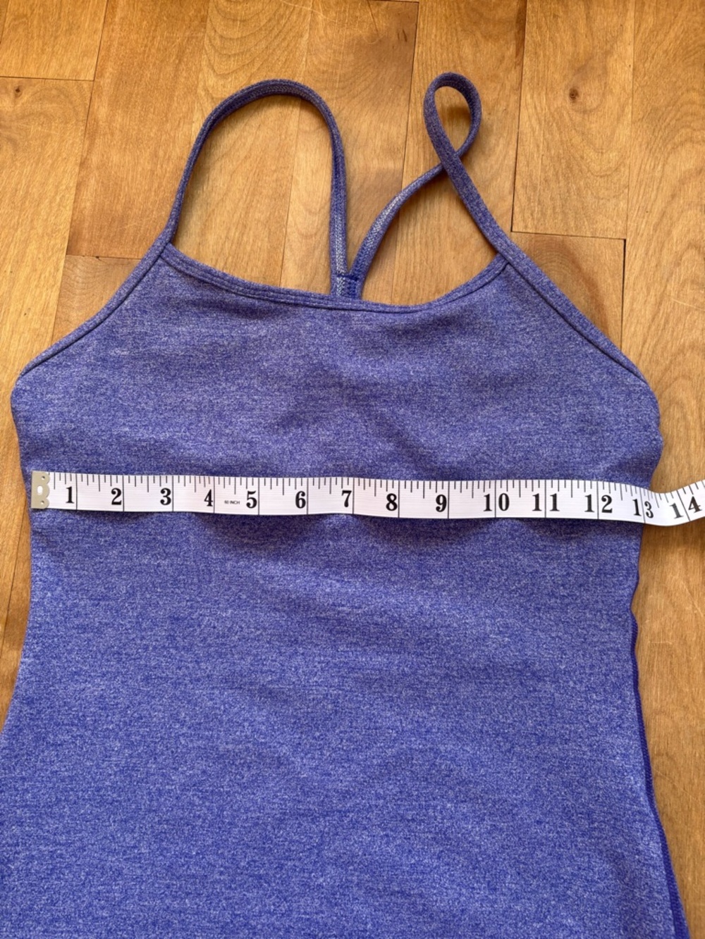 Lululemon Purple Women's Tank Top with Thin Back Straps - Picture 3 of 6